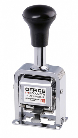 NUMERATOR METALOWY OFFICE PRODUCTS 6 CYFR