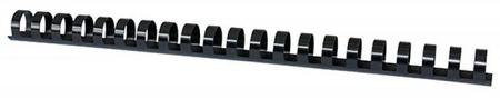 GRZBIET PLASTIKOWY 16MM (145 KARTEK) OFFICE PRODUCTS CZARNY 100 SZT.
