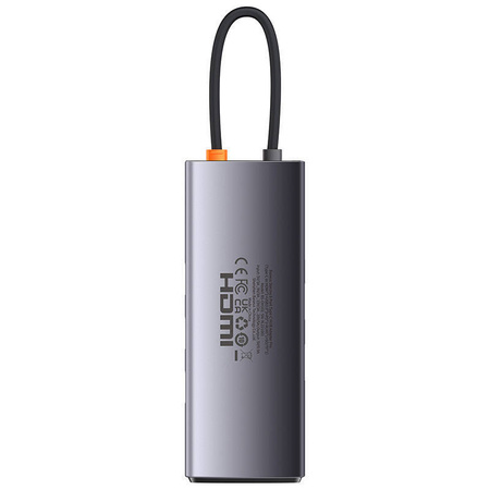 HUB 8W1 BASEUS STARJOY METAL GLAM SERIES, USB-C DO HDMI + 3 X USB 3.0 + USB-C PD + RJ45 + SD/TF