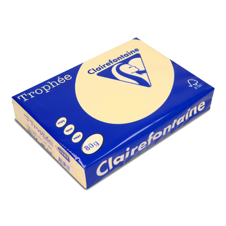PAPIER KSERO KOLOR A4 TROPHEE KREMOWY 80G 500 ARK