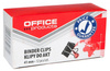 KLIPY 41MM OFFICE PRODUCTS CZARNE 12SZT