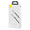 Kabel USB-C do Lightning Baseus Cafule, PD, 20W, 1m (czarny)
