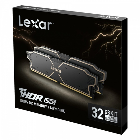 LEXAR PAMIĘĆ DDR5 THOR 32GB (2*16GB)/6000 CL38 CZARNA