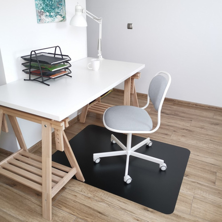 MATA POD KRZESŁO LEVIATAN 1200X900MM CZARNA