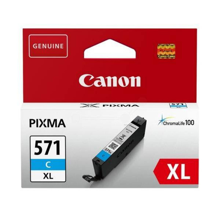TUSZ ORYGINALNY CANON CLI571XL 0332C001 CYAN 11 ML
