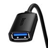 PRZEDŁUŻACZ BASEUS USB 3.0 MĘSKI DO ŻEŃSKI, AIRJOY SERIES, 1.5M (CZARNY)