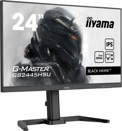 IIYAMA MONITOR G-MASTER 23.8 CALA GB2445HSU-B1 IPS,FHD,100HZ,1MS,2XUSB,HDMI,DP,2X2W, FREESYNC,HAS(150MM)