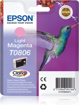 TUSZ ORYGINALNY EPSON T0806 C13T08064011 LIGHT MAGENTA 7,4 ML