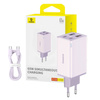 ŁADOWARKA SIECIOWA BASEUS GAN6 PRO, 2XUSB-C + 2XUSB, 65W (FIOLETOWA)