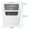 NISZCZARKA P-4 A4 LEITZ IQ HOME 80340000 6 KARTEK 4X28MM 15 LITRÓW