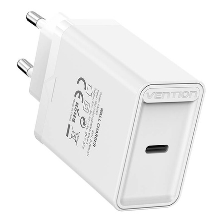 ŁADOWARKA SIECIOWA VENTION FAIW0-EU USB-C 30W (BIAŁA)
