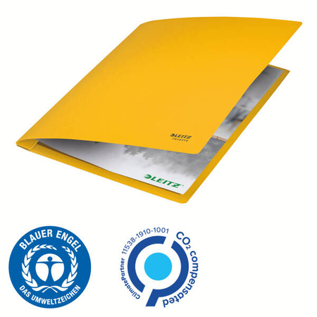 SKOROSZYT A4 LEITZ 39040015 ŻÓŁTY KARTONOWY