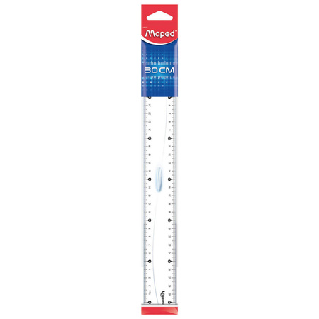 LINIJKA PLASTIKOWA 30CM MAPED CLASSIC Z UCHWYTEM
