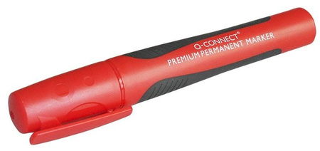 MARKER SUCHOŚCIERALNY Q-CONNECT CZERWONY OKRĄGŁA 2-3MM