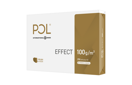 PAPIER SATYNOWANY A3 100G POLEFFECT POLEF100X402 BIAŁY 250ARK