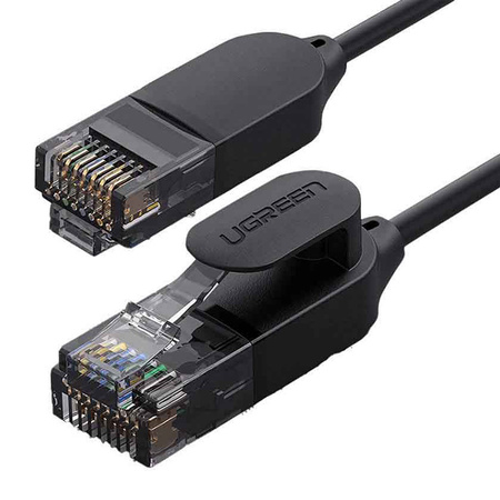 Kabel sieciowy UGREEN NW122 Ethernet RJ45, Cat.6A, UTP, 10m (czarny)