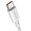 KABEL USB-C DO USB-C BASEUS SUPERIOR SERIES, 100W, 1M (BIAŁY)