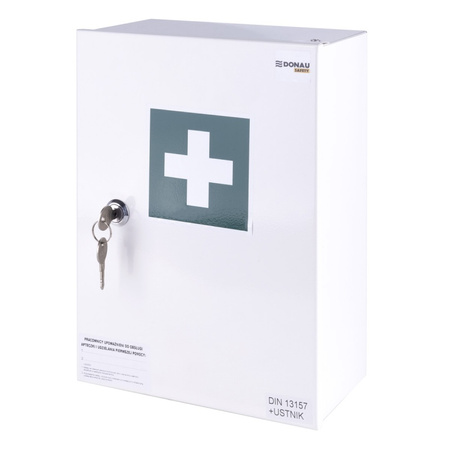 APTECZKA PRZEMYSŁOWA DONAU SAFETY "30.2" +A BIAŁA METALOWA SZAFKA