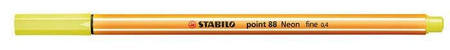 Cienkopis STABILO POINT 88/024 neonowy żółty 0.4