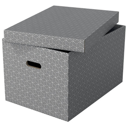 PUDŁO ARCHIWIZACYJNE 355X305X510MM ESSELTE 628287 SZARY 3SZT