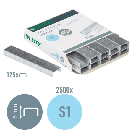 ZSZYWKI LEITZ DO MODELU NEXXT SOFTPRESS 54970000 30KART. 2500SZT.