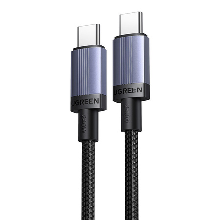 KABEL USB-C DO USB-C UGREEN L528, 100 W, 1M (SZARY)