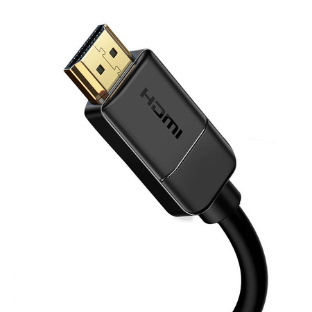 KABEL HDMI 2.0 BASEUS, 4K 30HZ, 3D, HDR, 18GBPS, 8M (CZARNY)