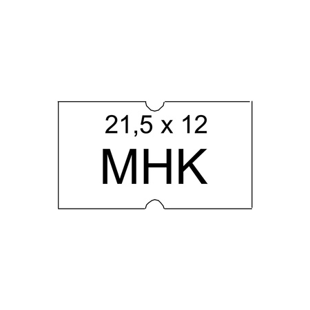 ETYKIETY SAMOPRZYLEPNE 21,5X12MM DO METKOWNIC EMERSON ZIELONE 5ROLEK*800SZT
