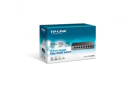 TP-LINK PRZEŁĄCZNIK SMART TL-SG108E 8X1GBE