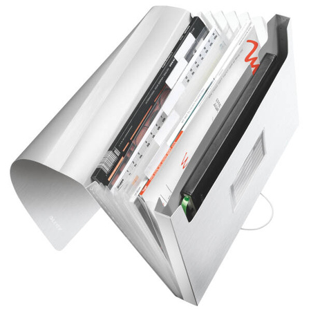 TECZKA SEGREGUJĄCA A4 LEITZ STYLE 39570004 ARKTYCZNA BIEL 6 PRZEGRÓDEK