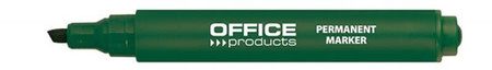 MARKER PERMANENTNY OFFICE PRODUCTS ZIELONY ŚCIĘTA 1-5MM