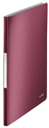 Album ofertowy A4 LEITZ STYLE 39590028 ciemnoczerwony 40 koszulek