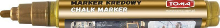 Marker kredowy TOMA 292 TO-292ZŁOTY złoty okrągła 4.5mm