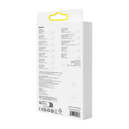 KABEL SZYBKO ŁADUJĄCY BASEUS USB-A DO LIGHTNING  EXPLORER SERIES 1M, 2.4A (FIOLETOWY)