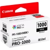 TUSZ ORYGINALNY CANON PFI1000MBK 0545C001 MATTE CZARNY 80 ML