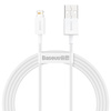 Kabel USB do Lightning Baseus Superior Series, 2.4A, 1.5m (biały)