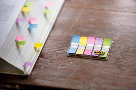 ZAKŁADKI INDEKSUJĄCE FOLIOWE 11,9X43,1MM 3M POST-IT® 683-5CB MIX*5 5*20SZT