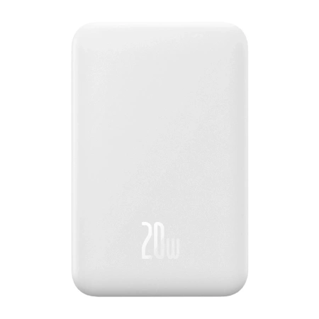 Powerbank magnetyczny Baseus Magnetic Mini 20000mAh, USB-C 20W MagSafe (biały)