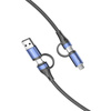 Kabel 4w1 USB 2.0 Vention CTLLH 1m (czarny)