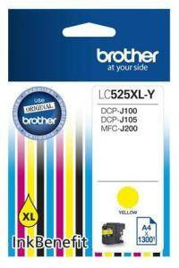 TUSZ ORYGINALNY BROTHER LC525XLY YELLOW 1300 STRON