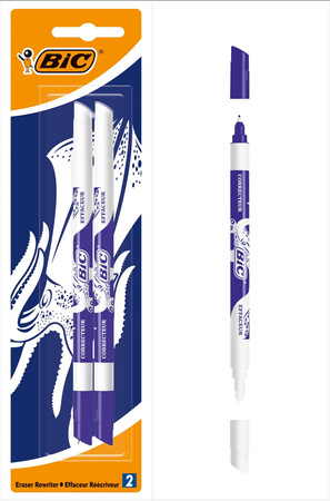 WYMAZYWACZ DO ATRAMENTU Z CIENKOPISEM BIC INK EATER 868847 BLISTER 2SZT
