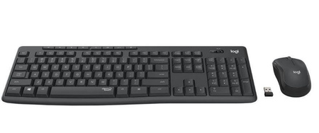 ZESTAW KLAWIATURA I MYSZ BEZPRZEWODOWA MEMBRANOWA LOGITECH MK295 SILENT WIRELESS COMBO 920-009800