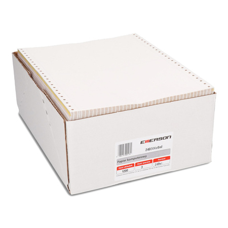PAPIER SAMOKOPIUJĄCY 240 6'' EMERSON KOLOROWE KOPIE 1+2 1200 SKŁADEK