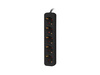 LANBERG LISTWA PRZEDŁUŻACZ 3M 5X230V C PS0-05F-0300-BK