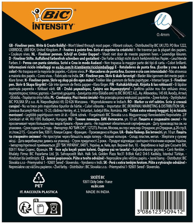 CIENKOPIS ETUI BIC INTENSITY FINE CEL1011727 MIX*10 10SZT