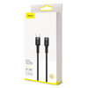 Kabel USB-C do Lightning PD Baseus Cafule, 18W, 1m (czarno-szary)