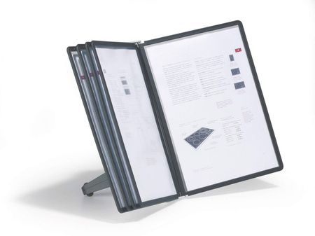 SYSTEM PREZENTACYJNY Z 5 PANELAMI A4 DURABLE SHERPA SOHO TABLE 554001 CZARNY