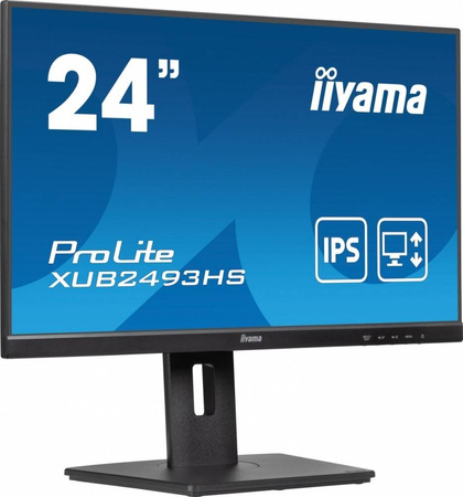 IIYAMA MONITOR 23.8 CALA PROLITE XUB2493HS-B6 IPS.HDMI.DP.2X2W.HAS
