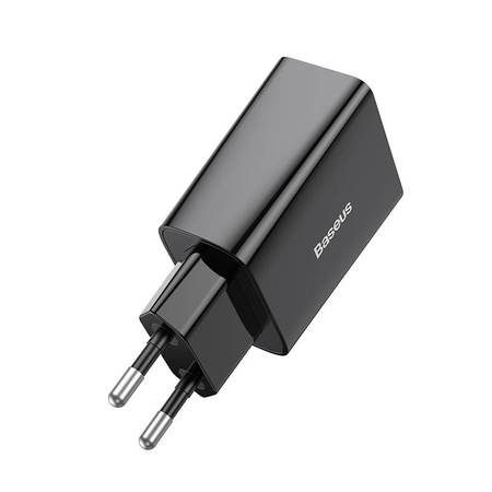ŁADOWARKA SIECIOWA BASEUS SPEED MINI QUICK CHARGER, USB-C, PD, 3A, 20W (CZARNA)