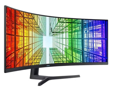 SAMSUNG MONITOR 49 CALI VIEWFINITY S9 VA 5120X1440 DQHD 32:9 2XHDMI 1XUSB-C (90W) 1XDP 3XUSB 3.0 LAN (RJ45) 4MS HAS GŁOŚNIKI ZAKRZYWIONY 3YON-SITE